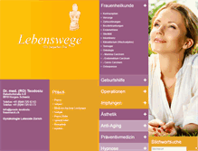 Tablet Screenshot of praxis-teodosiu-frauenarzt.ch
